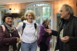 Андрей Барановский с гостями выставки