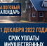 1 декабря – последний день уплаты налогов - Гатчинская правда
