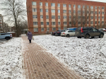 Завершён ремонт двора на улице Подрядчикова в Гатчине