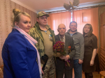 Бойцы СВО поздравили ветеранов Великой Отечественной войны из Гатчинского округа