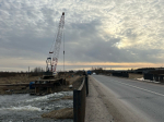 Стартовал ремонт моста недалеко от Романовки