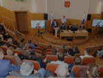 Руководитель Гатчинской КМБ выступил перед коллегами в Донецке