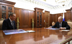 Президент встретился с губернатором Ленобласти