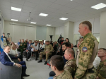 Губернатор 47 региона – на встрече с защитниками