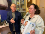Дочь Германа Титова побывала в Гатчине
