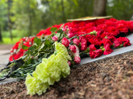 Акция памяти прошла у мемориала Красный Хутор