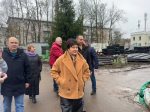Людмила Нещадим проинспектировала ход ремонтных работ в Гатчине