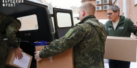 "Наши сердца согревают ваши сердца": Народный фронт передал ленинградским военным технику и медикаменты - Гатчинская правда