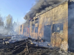 В Минах сгорели два заброшенных здания
