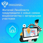 Жителей Ленобласти предупредили о новых схемах мошенничества с загородными участками