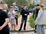 Председатель областного комитета госжилнадзора провел выездные осмотры в Гатчинском округе
