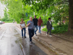 Людмила Нещадим посетила объекты, где ведется благоустройство