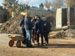 В Мариенбурге завершается строительство спортивной площадки